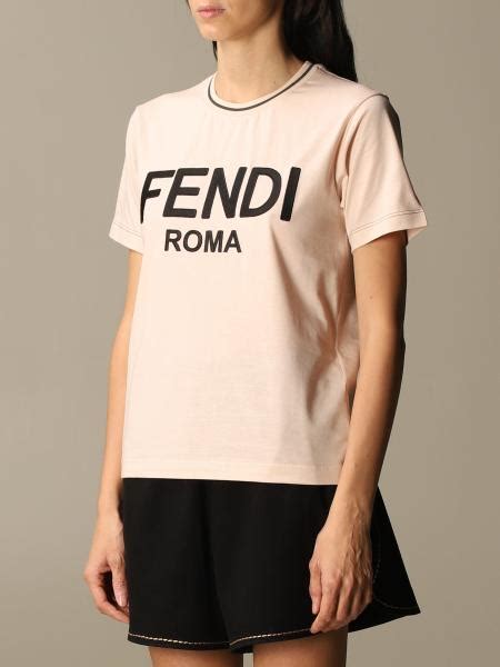 fendi pink faxe|fendi t shirts.